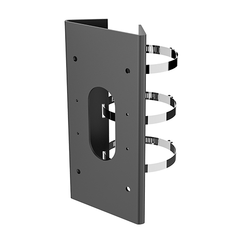 Adaptor montaj stalp pentru camere si doze, Black – HIKVISION DS-1475ZJ-SUS(BLACK)