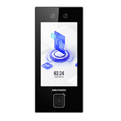 Terminal control acces ecran 4.5′, identificare faciala,M1,PIN,QR,Bluetooth, Wi-Fi, PoE – HIKVISION DS-K1T344MBWX-QRE1