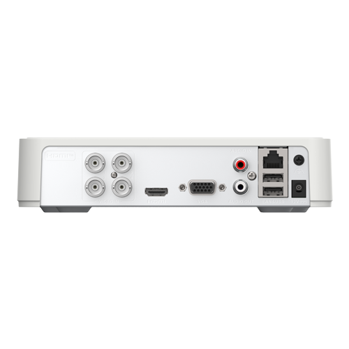 DVR AcuSense 4 ch., 1080P + 1 ch. IP 6MP, AUDIO ‘over coaxial’, 1U – HIKVISION iDS-7104HQHI-M1-T