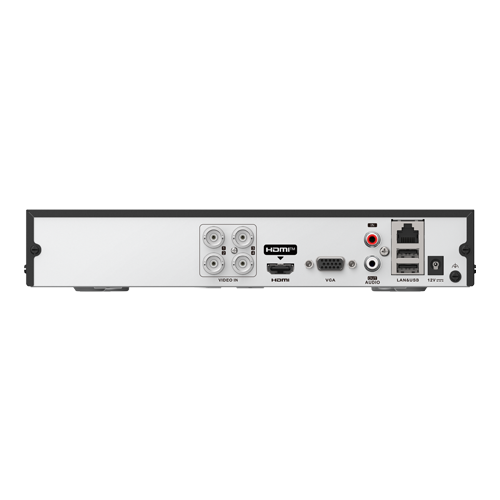 DVR AcuSense 4 ch., 5MP + 2 ch. IP 4K, Audio bidirectional, 1U – HIKVISION iDS-7204HUHI-M1-T