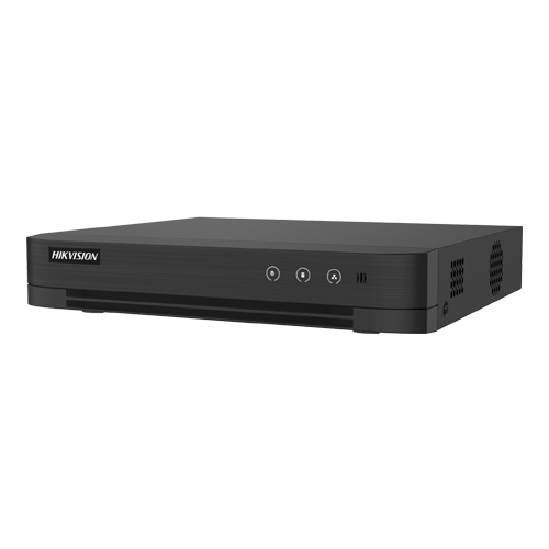 DVR AcuSense 4 ch., 5MP + 2 ch. IP 4K, Audio bidirectional, 1U – HIKVISION iDS-7204HUHI-M1-T
