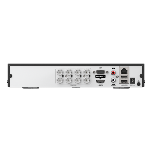 DVR AcuSense, 8 ch. 3K + 2 ch. IP 6MP, Audio over coaxial, 1U – HIKVISION iDS-7208HQHI-M1-T
