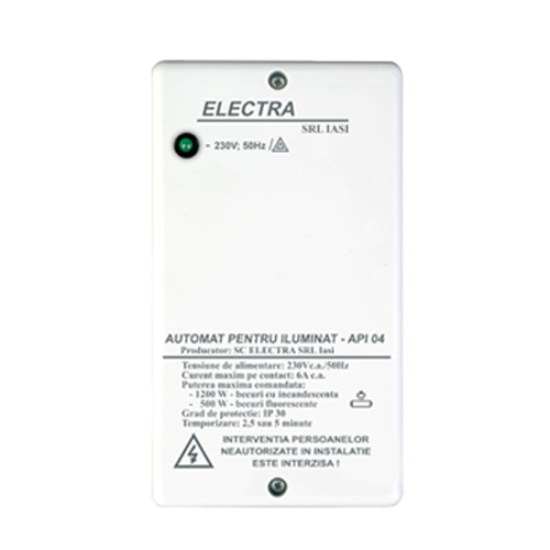 Automat pentru iluminat holurile sau scarile de bloc – ELECTRA API.11A