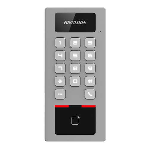 Terminal control acces, PIN, cititor card, Bluetooth, Wi-Fi, Alarma, IK09 – HIKVISION DS-K1T502DBWX-E1