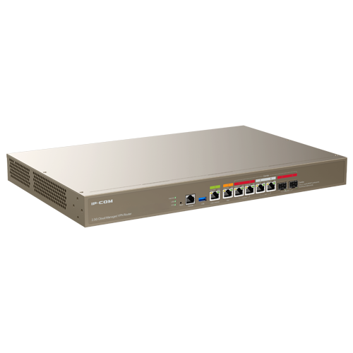 Router VPN, 1 x RJ45 2.5G, 3 x RJ45 1G, 2 x combo SFP/RJ45 1G, Multi-WAN, Cloud Managed – IP-COM M50-F
