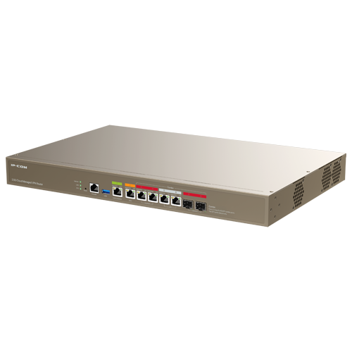 Router VPN, 1 x RJ45 2.5G, 3 x RJ45 1G, 2 x combo SFP/RJ45 1G, Multi-WAN, Cloud Managed – IP-COM M50-F