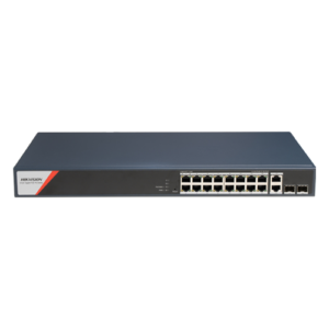 Switch L2, 16 x RJ45 1G PoE (230W), 2 x RJ45 1G, 2 x SFP 1G, Management – HIKVISION DS-3E1520HP-SI-16P2T2F