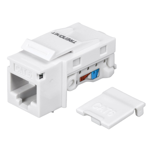 Set 25 buc. Keystone Jack Cat.6 tool-less, alb – TRENDnet TC-K25C6-25buc