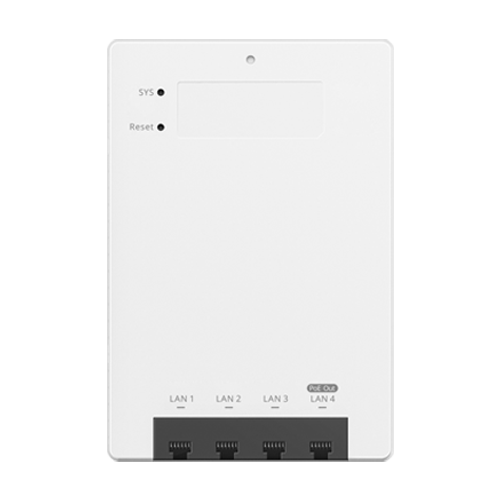 Access Point Wi-Fi 7, BE3600 Dual-Band, 1 x RJ45 2.5G, 4 x RJ45 1G, PoE In/Out, Cloud Management – Ruijie RG-RAP72-Wall