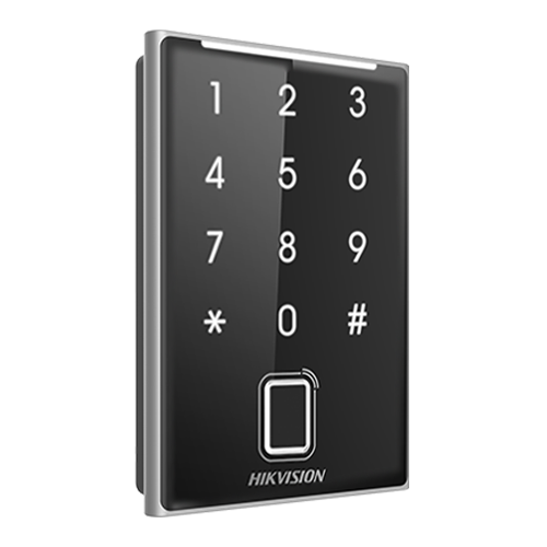 Cititor de proximitate MIFARE, amprenta, tastatura integrata, Bluetooth, Wiegand, RS485 – HIKVISION DS-K1109DKFB