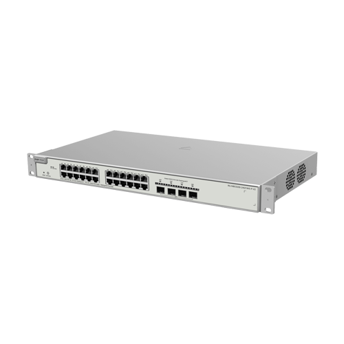 Switch L2+, 24 x RJ45 1G PoE, 4 x SFP+ 10G, Cloud Management – Ruijie RG-NBS3200-24GT4XS-P-V2