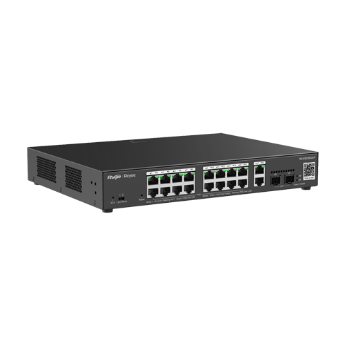 Switch L2, 16 x RJ45 1G PoE, 2 x SFP 1G, 2 x RJ45 1G, Cloud Management – Ruijie Reyee RG-ES220GS-LP