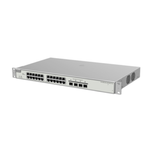 Switch L3, 24 x RJ45 1G PoE+, 4 x SFP+ 10G, Cloud Management – Ruijie Reyee RG-NBS5200-24GT4XS-P-V2