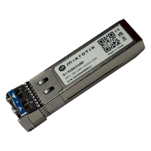 Modul SFP+, 10G, SM, Duplex LC, 10km, 1310nm, Industrial – MikroTik S+31DLC10D