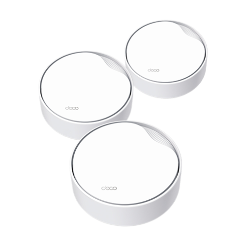 Sistem 3 x Mesh Deco X50, Wi-Fi 6, AX3000, 2 x RJ45 2.5G PoE – TP-Link DecoX50-PoE(3-pack)