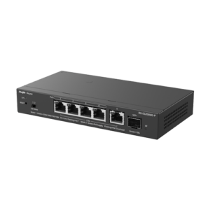 Switch L2, 4 x RJ45 2.5G PoE, 1 x SFP+ 10G, 1 x RJ45 2.5G, Cloud Management – Ruijie Reyee RG-ES206MG-P