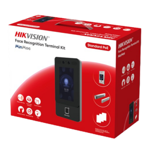 Kit terminal control acces TCP/IP cu Recunoastere faciala, Amprenta, Card Mifare, 2MP, Wi-Fi, PoE – HIKVISION DS-KAS342
