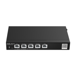 Router 4 x RJ45 1G PoE, 1 x RJ45 1G, Buget PoE 60W, Multi-WAN, Cloud Management – Ruijie RG-EG305GH-P-E