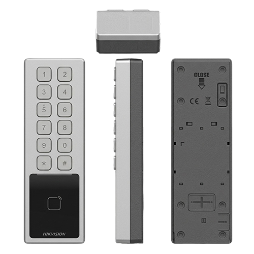 Tastatura cablata pentru AX Hybrid PRO G2, PIN, cititor MiFare, IP66, IK08 – HIKVISION DS-PK502MDX
