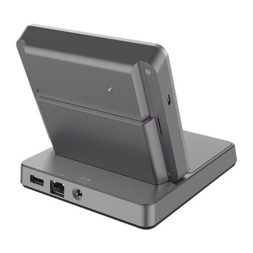 Statie inregistrare utilizatori control acces, 2MP, recunoastere faciala, card, biometric – HIKVISION DS-K1F600U-D6E-F