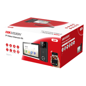 Kit videointerfon IP, 4MP, IR 3m, Wi-Fi 6, 2.4Ghz, PoE, IP65 – HIKVISION DS-KIS610-P