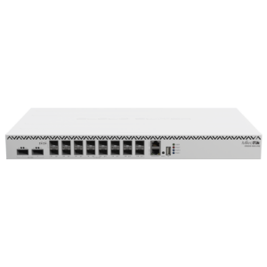 Switch 2 x QSF28 100G, 16 x SFP28 25G, 2 x RJ45 100 Mbps, 1U – MikroTik CRS518-16XS-2XQ-RM