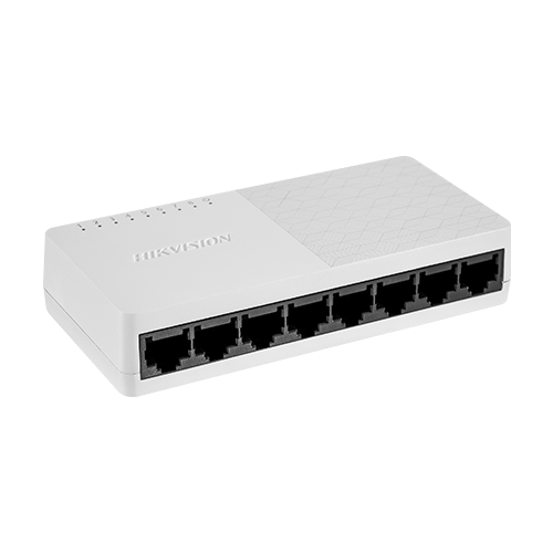 Switch L2, 8 x RJ45 10/100 Mbps, Unmanaged – HIKVISION DS-3E0108D-O