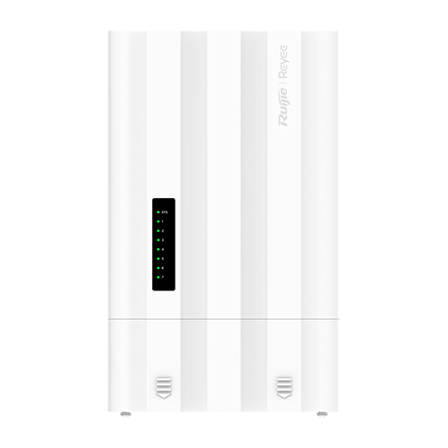 Switch exterior L2, 4 x PoE+ OUT, 5 x RJ45 1G, 2 x SFP 1G, AC Input, Cloud Management – Ruijie Reyee RG-ES207GS-AC-OD