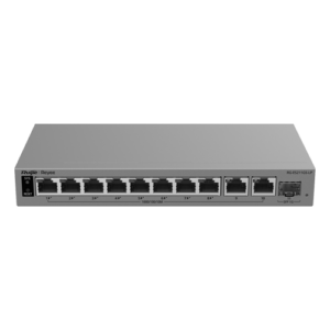 Switch L2, 10 x RJ45 1G (8 x PoE+), 1 x SFP 1G, Putere PoE 70W, Cloud Management – Ruijie Reyee RG-ES211GS-LP