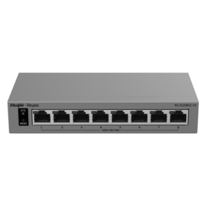 Switch L2, 8 x RJ45 Gigabit, Camera detection, Cloud Management – Ruijie Reyee RG-ES208GC-V2