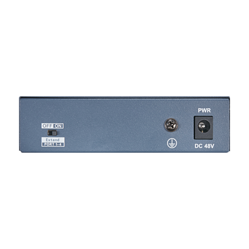 Switch 4 x RJ45 10/100 Mbps PoE, 1 x RJ45 10/100 Mbps, Unmanaged – HIKVISION DS-3E0105P-E