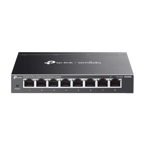 Switch L2, 8 x RJ45 1G, Easy Managed – TP-Link Omada ES208G