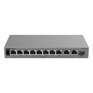 Switch L2, 10 x RJ45 1G (8 x PoE+), 1 x SFP 1G, Putere PoE 120W, Cloud Management – Ruijie Reyee RG-ES211GS-P