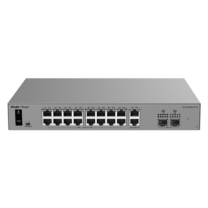 Switch L2, 18 x RJ45 1G (16 x PoE+), 2 x SFP 1G, Putere PoE 250W, Cloud Management – Ruijie Reyee RG-ES220GS-P-V2