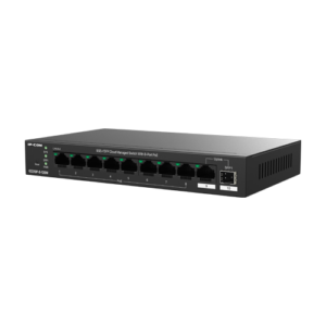 Switch 8 x RJ45 1G PoE, 1 x SFP 1G, 1 x RJ45 1G, 120W, Cloud Management – IP-COM G2210P-8-120W