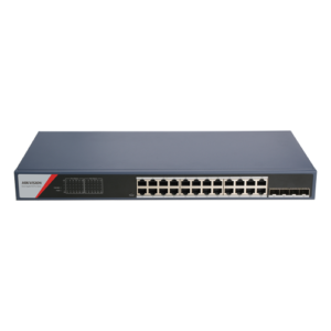 Switch 24 x RJ45 1G Smart PoE 370W, 4 x SFP 1G, Smart Management – HIKVISION DS-3E1528P-SI(24P4F)
