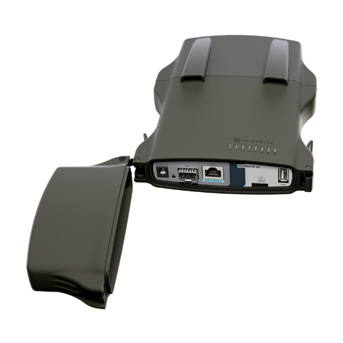 Access Point exterior, Wi-Fi 6, AX3000 Dual-Band, 1 x SFP 2.5G, 1 x RJ45 1G, IP66 – Mikrotik L23UGSR-5HaxD2HaxD-NM