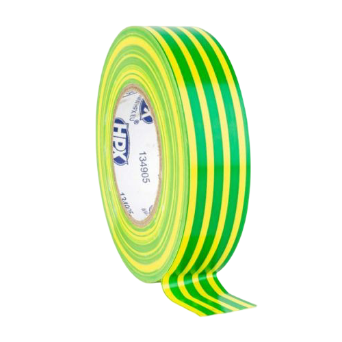 Banda izolatoare PVC, galben-verde, 19mm x 20m – WKK 7122122310