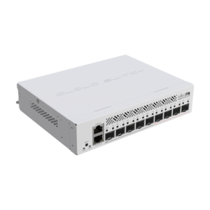Switch L3, 5 x SFP 1G, 4 x SFP+ 10G, 1 x RJ45 1G, PoE In af/at, 1U – Mikrotik CRS310-1G-5S-4S+IN