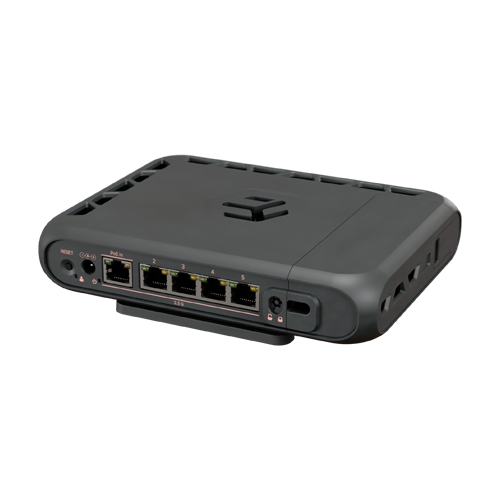 Router hAP be³, Wi-Fi 7, Triple-Band, 5 x RJ45 2.5G, IoT, Bluetooth, PoE-In af/at – MikroTik MA53UG+HbeH