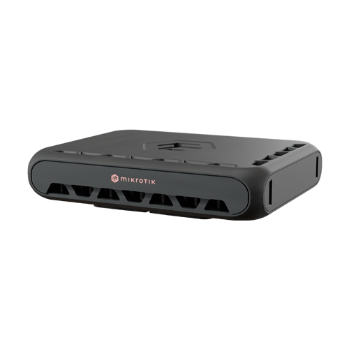 Router hAP be³, Wi-Fi 7, Triple-Band, 5 x RJ45 2.5G, IoT, Bluetooth, PoE-In af/at – MikroTik MA53UG+HbeH