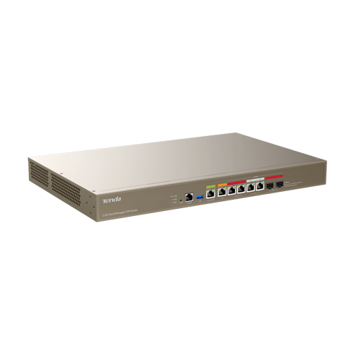 Router 1 x RJ45 2.5G, 3 x RJ45 1G, 2 x combo RJ45/SFP 1G, Multi-WAN, Cloud Management – TENDA TND-G300-F