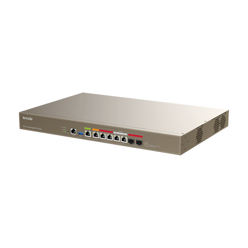 Router 1 x RJ45 2.5G, 3 x RJ45 1G, 2 x combo RJ45/SFP 1G, Multi-WAN, Cloud Management – TENDA TND-G300-F