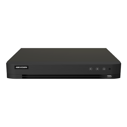 DVR AcuSense 8 ch., 5MP + 8 ch. IP 4K, Audio bidirectional, Alarma, 1U – HIKVISION iDS-7208HUHI-M1-XT(4A+8/4ALM)