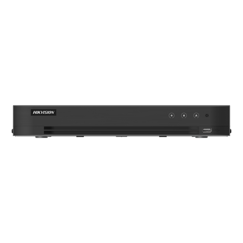 DVR AcuSense 8 ch., 5MP + 8 ch. IP 4K, Audio bidirectional, Alarma, 1U – HIKVISION iDS-7208HUHI-M1-XT(4A+8/4ALM)