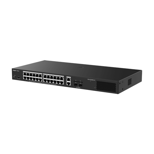 Switch L2, 24 x RJ45 1G PoE+, 2 x RJ45 1G, 2 x SFP 1G, Cloud Management – Ruijie Reyee RG-ES228GS-LP