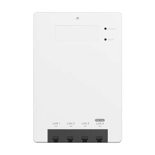 Access Point Wi-Fi 6, AX3000 Dual-Band, 5 x RJ45 1G, PoE In/Out, Cloud Management – Ruijie Reyee RG-RAP62-Wall