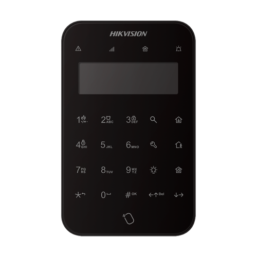 Tastatura Wireless, LCD, AX PRO 868Mhz, Neagra – HIKVISION DS-PK1-LT-WE-Black
