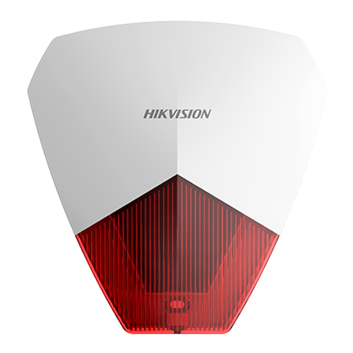 Sirena cablata AX PRO de exterior cu flash, led Rosu, IP54 – HIKVISION DS-PS1-R