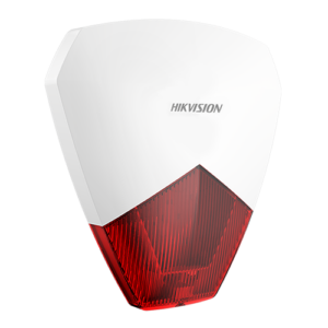 Sirena cablata AX PRO de exterior cu flash, led Rosu, IP54 – HIKVISION DS-PS1-R